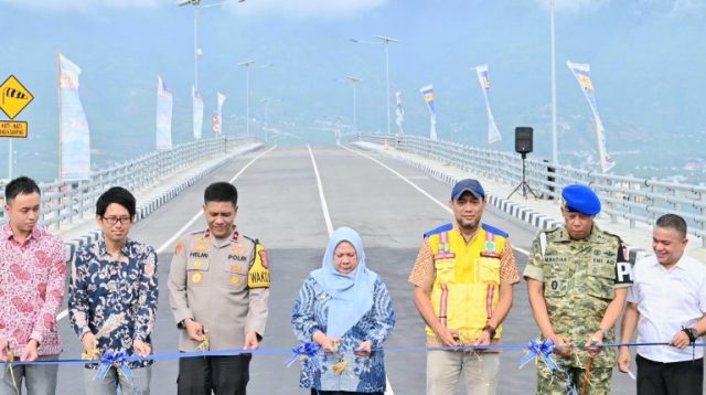 Sempat Tertunda Tujuh Bulan, Jembatan IV Palu Akhirnya Diresmikan Wagub