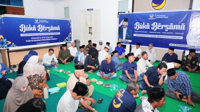 Buka Puasa Hari Kedua, NSL Ajak Kader NasDem se-Sulteng Jaga Kebersamaan