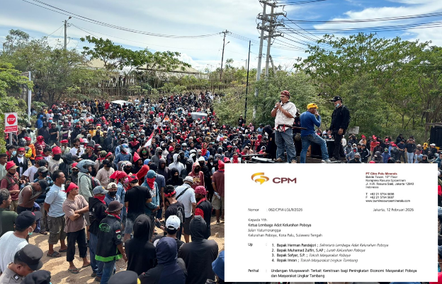 CPM Undang Dewan Adat Poboya ke Jakarta 18 Februari, Sofyar: Jangan Lagi Kami Dibohongi