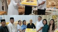 Kue Ultah Bernuansa Kuning untuk Ketua DPRD Morut