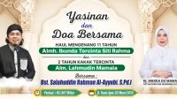 Besok, Ust Salahuddin Rahman Pimpin Doa dan Yasinan di Kediaman Ketua DPRD Morut