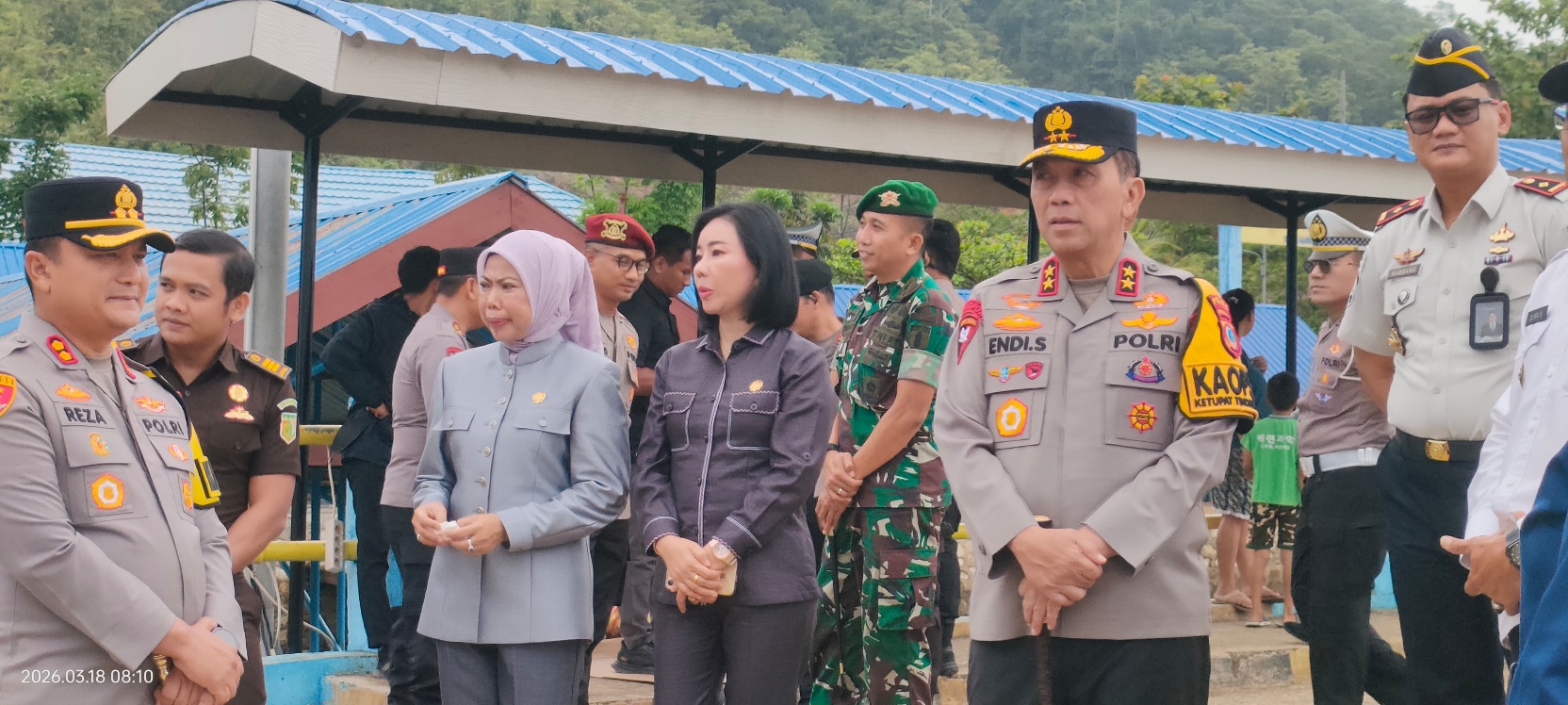 Ketua DPRD Morut Dampingi Kapolda Sulteng Pantau Arus Mudik 2026