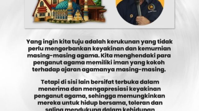 Toleransi, Warisan Luhur yang Harus Dijaga di HUT Sulteng ke-62