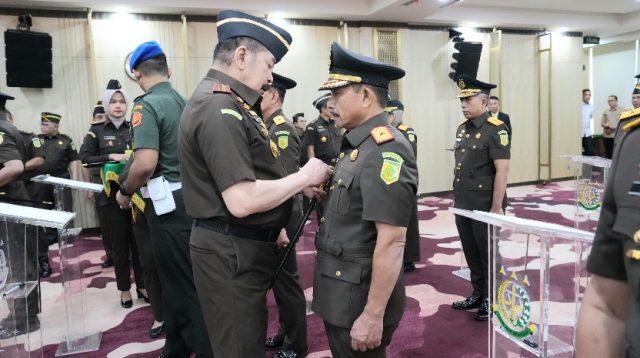 Jaksa Agung Lantik Zullikar Tanjung Jadi Kajati Sulteng, Ingatkan Perubahan Cara Kerja