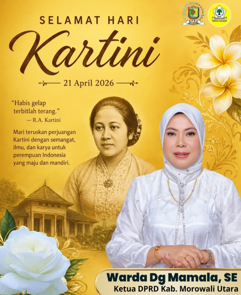 Ketua DPRD Morut Warda Dg Mamala ucapkan Selamat Hari Kartini