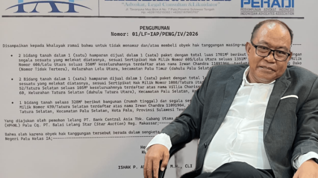 Nasabah Gugat BCA dan KPKNL ke PN Palu Rp 17 Miliar, Ini Penyebabnya