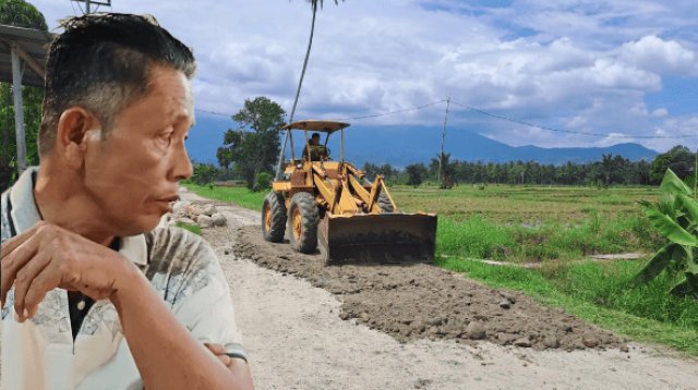 Merasa Prihatin, Ko Cui Rogoh Dana Pribadi Perbaiki 2,5 Km Jalan Rusak di Tolitoli