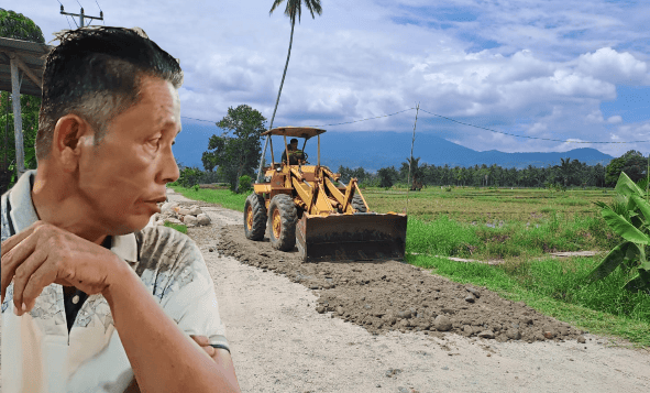 Merasa Prihatin, Ko Cui Rogoh Dana Pribadi Perbaiki 2,5 Km Jalan Rusak di Tolitoli