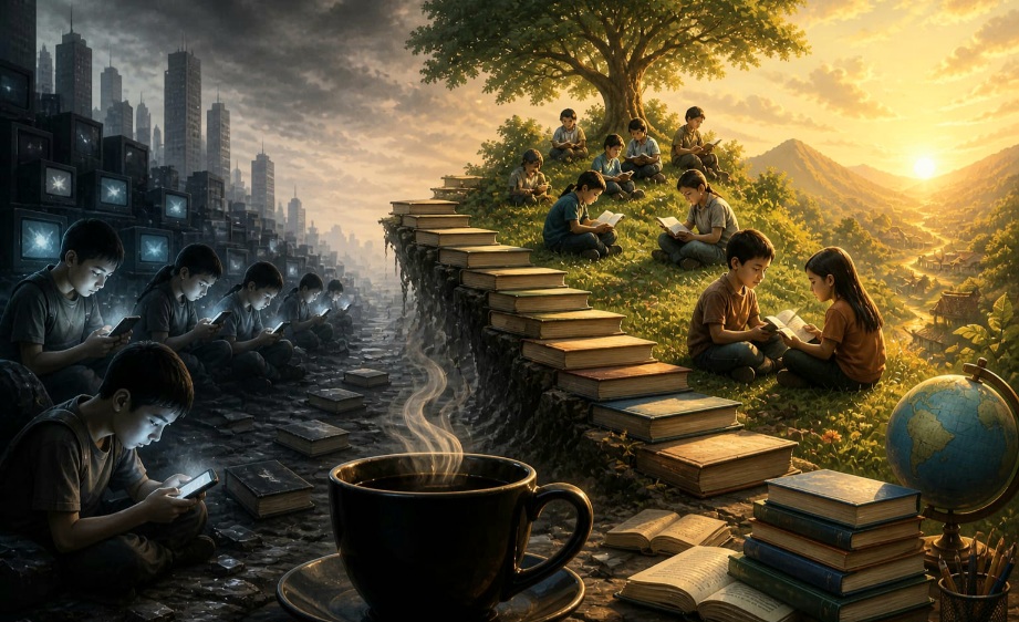 Hari Diknas: Menyeduh Literasi di Cangkir Negeri