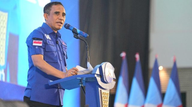 Tanda Kejayaan Partai Demokrat di Sulteng, Anwar Hafid Terpilih Aklamasi