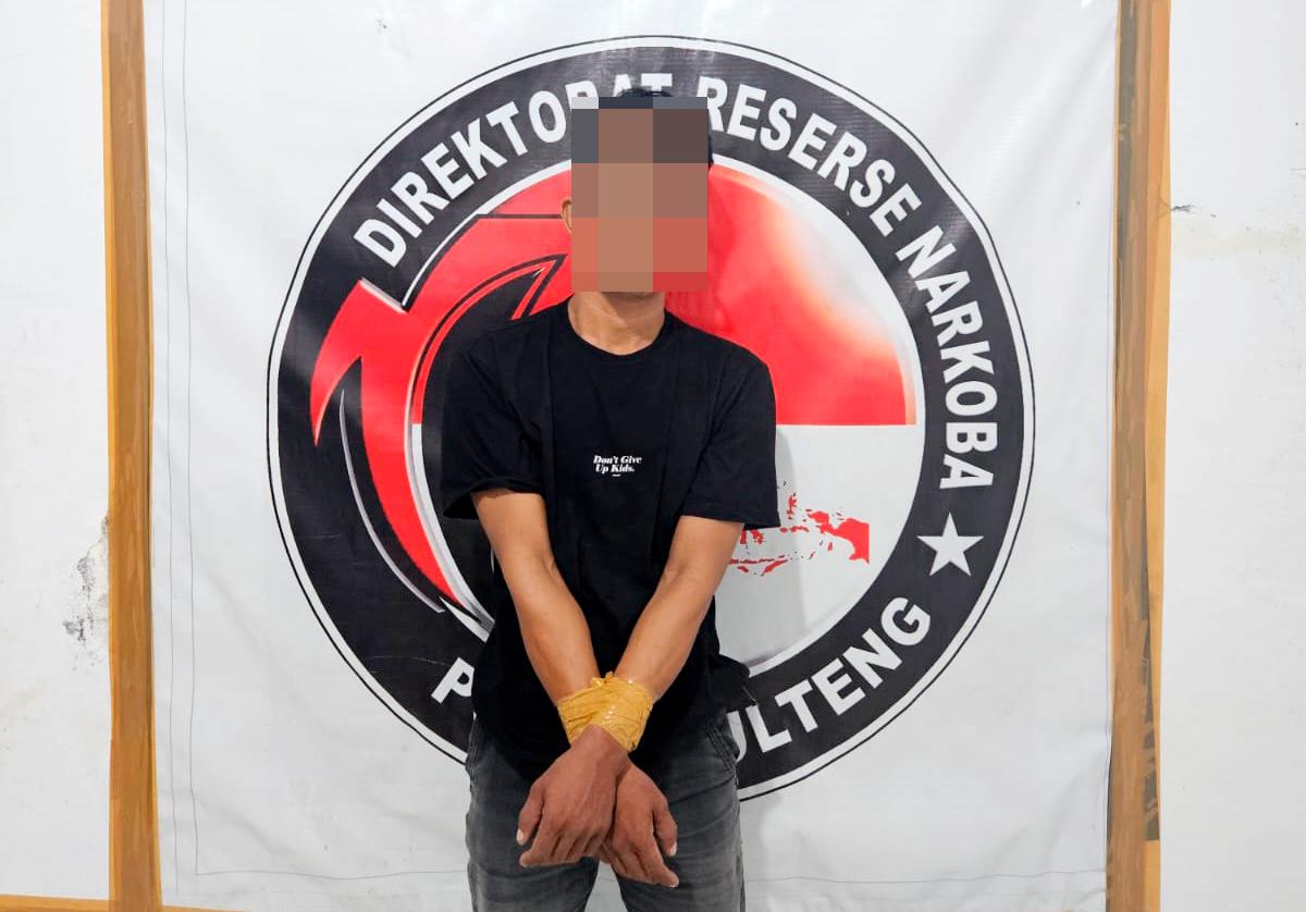 Diduga Dikendalikan dari Dalam Lapas Petobo, Kurir Sabu 50 Gram Ditangkap Ditresnarkoba Polda Sulteng