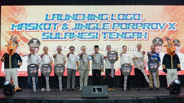 Gubernur Anwar Hafid Resmikan Logo dan Maskot 'Si Jonga' Porprov X Sulteng 2026