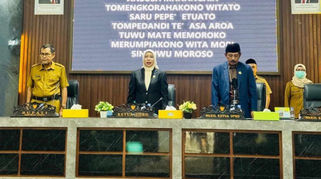 Warda Dg Mamala Pimpin Paripurna Pembukaan Persidangan III Tahun 2025-2026