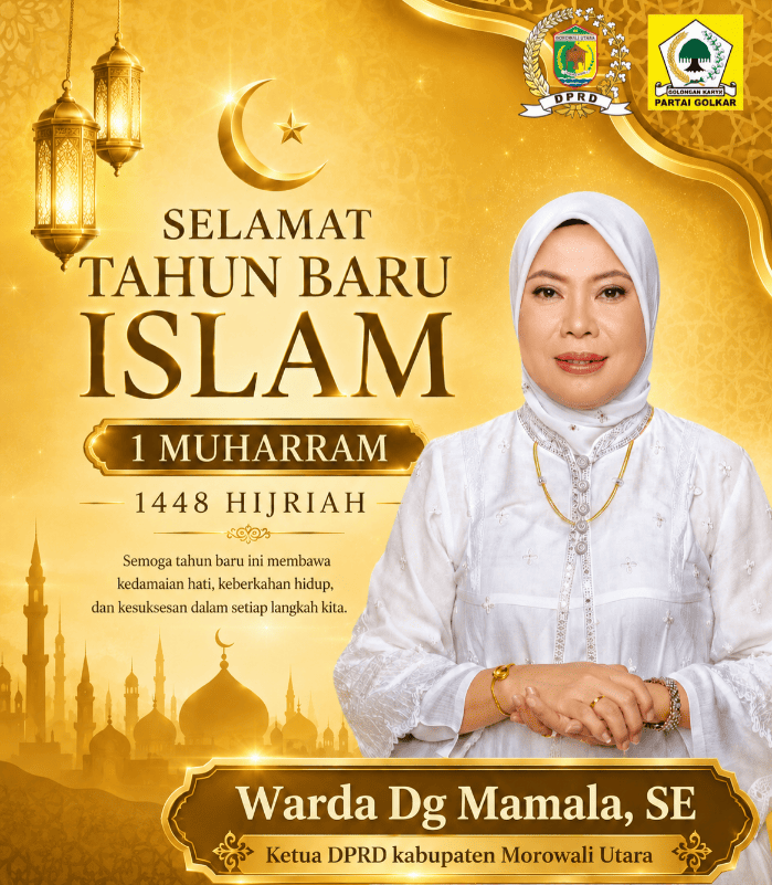 Warda Dg Mamala Ucapan Selamat Tahun Baru Islam 1448 Hijriah Ketua DPRD Morut