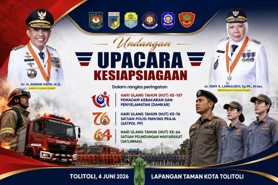 Mamala Group Bantu Rp38 Juta Kegiatan HUT Pol PP, Damkar dan Linmas di Tolitoli