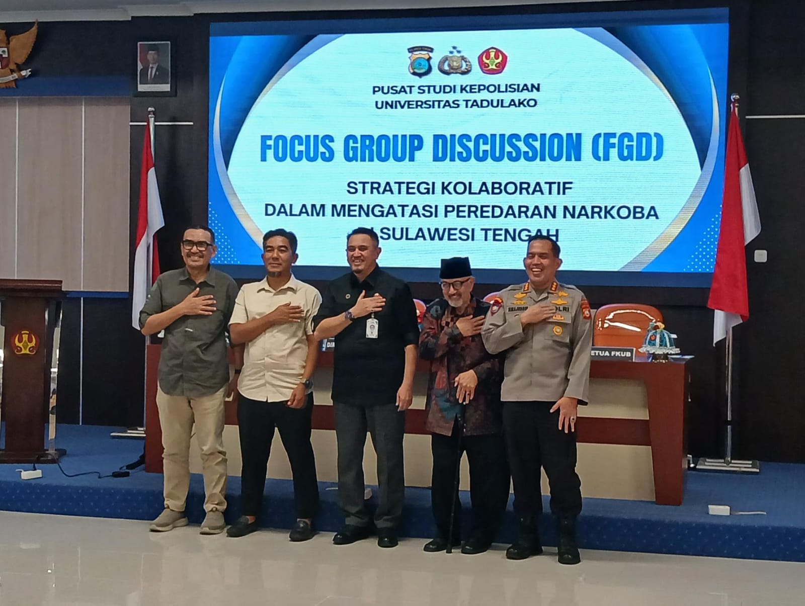 FGD Untad Bahas Ancaman Narkoba, FKUB Sulteng Dorong Peran Aktif Tokoh Agama