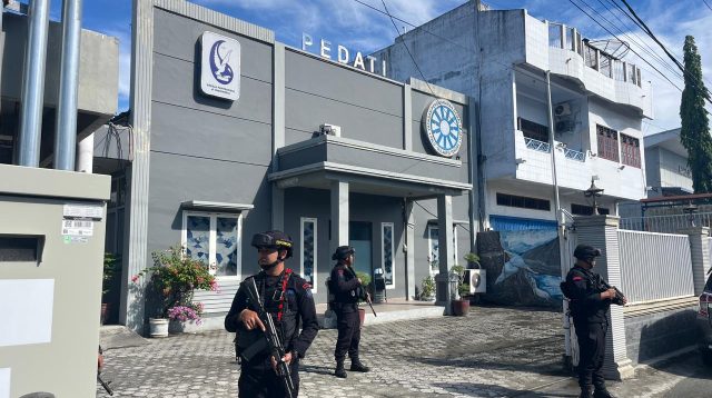Jemaat GPID Pedati Palu Beribadah dengan Tenang Berkat Pengamanan Tim Patra
