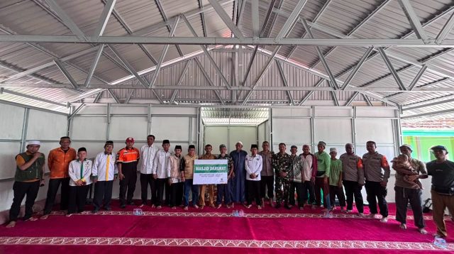 BAZNAS Sulteng Resmikan Masjid Darurat Al Muhajirin untuk Korban Gempa di Sigi
