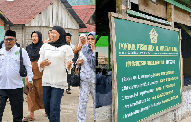 Kunjungi Pesantren Alkhairaat Koya, Ketua DPRD Morut Ambil Alih Pembiayaan Honor Guru