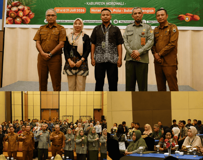 68 Petani Sawit Morowali Dilatih BPBD dan BBPP Batangkaluku Bikin Pupuk Organik