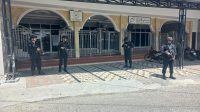 Tim Patra Satbrimob Polda Sulteng Tim Patra Satbrimob Polda Sulteng Perketat Patroli dan Pengamanan Salat Jumat di Kota Palu
