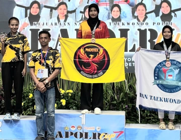 Atlet Taekwondo asal Palu Sitti Maharani Raih Emas di Kejurnas Kapolri Cup 7