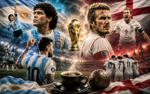 Secangkir Kopi Hitam dan Luka Lama Argentina–Inggris