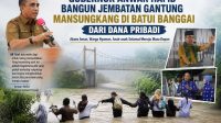 Anwar Hafid Gunakan Dana Pribadi Bangun Jembatan Gantung di Desa Masungkang