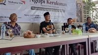 Membludak, Ngopi Kerukunan FKUB Sulteng dan WVI Satukan Tokoh Lintas Sektor
