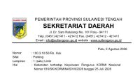 FORNAS 2027 Terancam Berujung Sengketa Hukum, Pemprov Sulteng Tunggu Respons KORMI