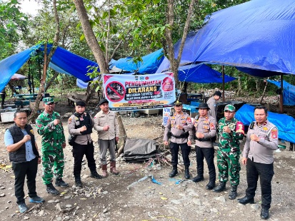 Polisi dan TNI Gerebek Tiga Arena Sabung Ayam, Pelaku Kabur Saat Digerebek