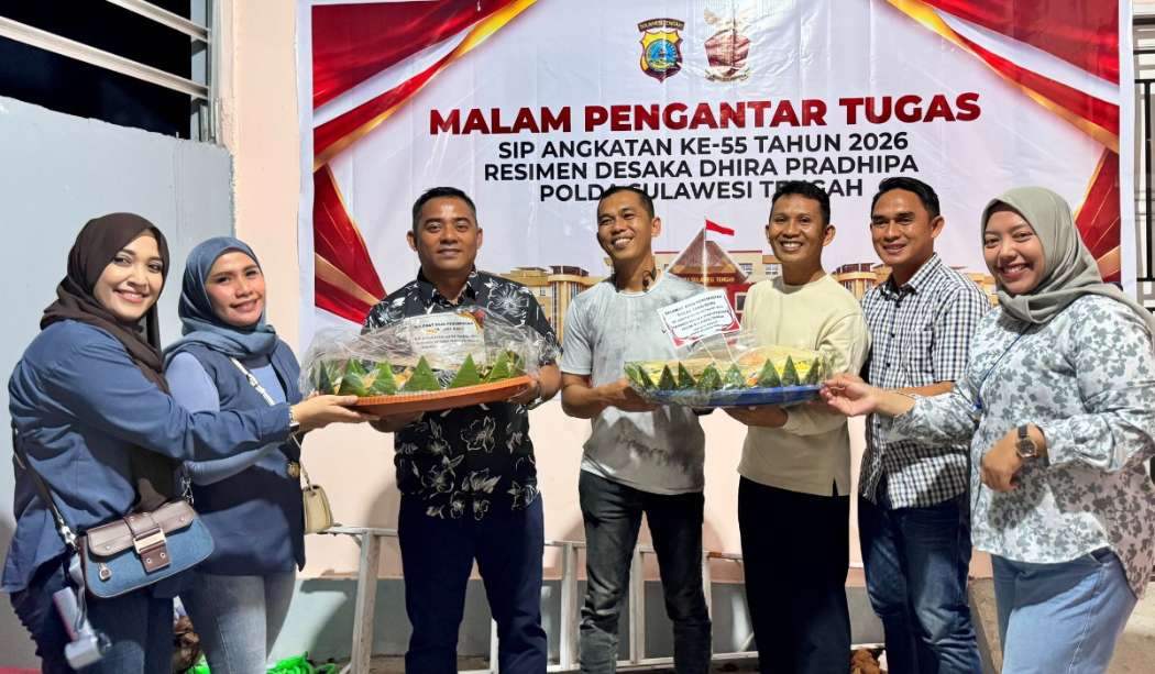 SIP 55 Polda Sulteng Gelar Malam Pengantar Tugas, Siap Mengabdi di Wilayah Penempatan