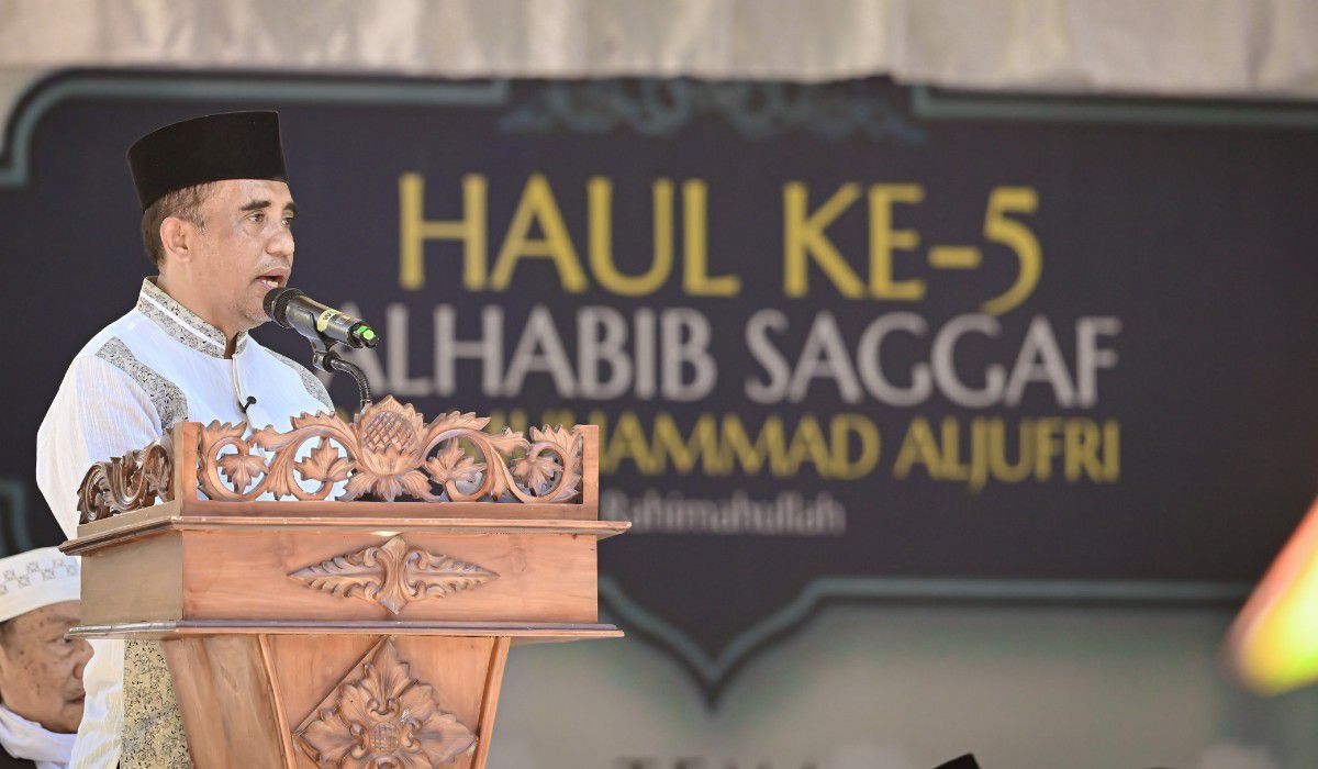 Ribuan Jamaah Hadiri Haul ke-5 Habib Saggaf, Anwar Hafid Kenang Pesan Sang Ulama